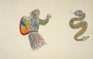 Hombre y serpiente